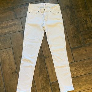 Paige skinny jeans, size 27, white